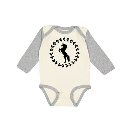 

Inktastic Unicorn Silhouette Gift Gift Baby Girl Long Sleeve Bodysuit
