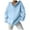 A02-Light Blue, variant on Xudanell Cute Hoodies for Teen Girls Loose Fit Pink Hoodie Baggy Long Sleeve Graphic Sports Shirts Sweatshirts for Women Trendy Black XL