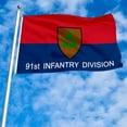 thumbnail image 2 of Army 91th Infantry division Flag 3x5Feet Military Banner with 2 Brass Grommets, 2 of 4