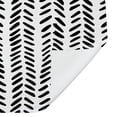 thumbnail image 6 of Creative Products Black Modern Herringbone 71x74 Shower Curtain, 6 of 7