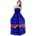 thumbnail image 4 of HAPPY BAY Women's Bodycon Tube Top Maxi Evening Slit Dress Strapless Dresses for Women One Size Blue_G980, 4 of 4