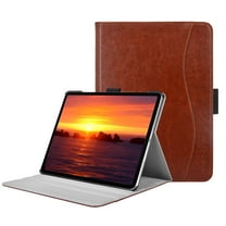 Mosiso Smart PU Cover Case for New iPad Pro 12.9'' 2018 Release Folio Protective Tablet Cover, Brown