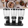 thumbnail image 4 of Dispensador De Alimentos Triples, Encimera De Dispensador De Cereales Triples Compactos, Almacenamiento De Granos Múltiples, Diseño Minimalista, Preparación Fácil Del Desayuno,, 4 of 7