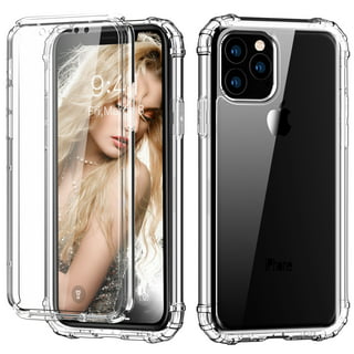 iPhone SE 2022 Case with Built in Screen Protector,Dteck Full-Body  Shockproof Rubber Hybrid Protection Crystal Clear PC Back Protective Phone  Case Cover for iPhone 7/8/SE 2020,Black 