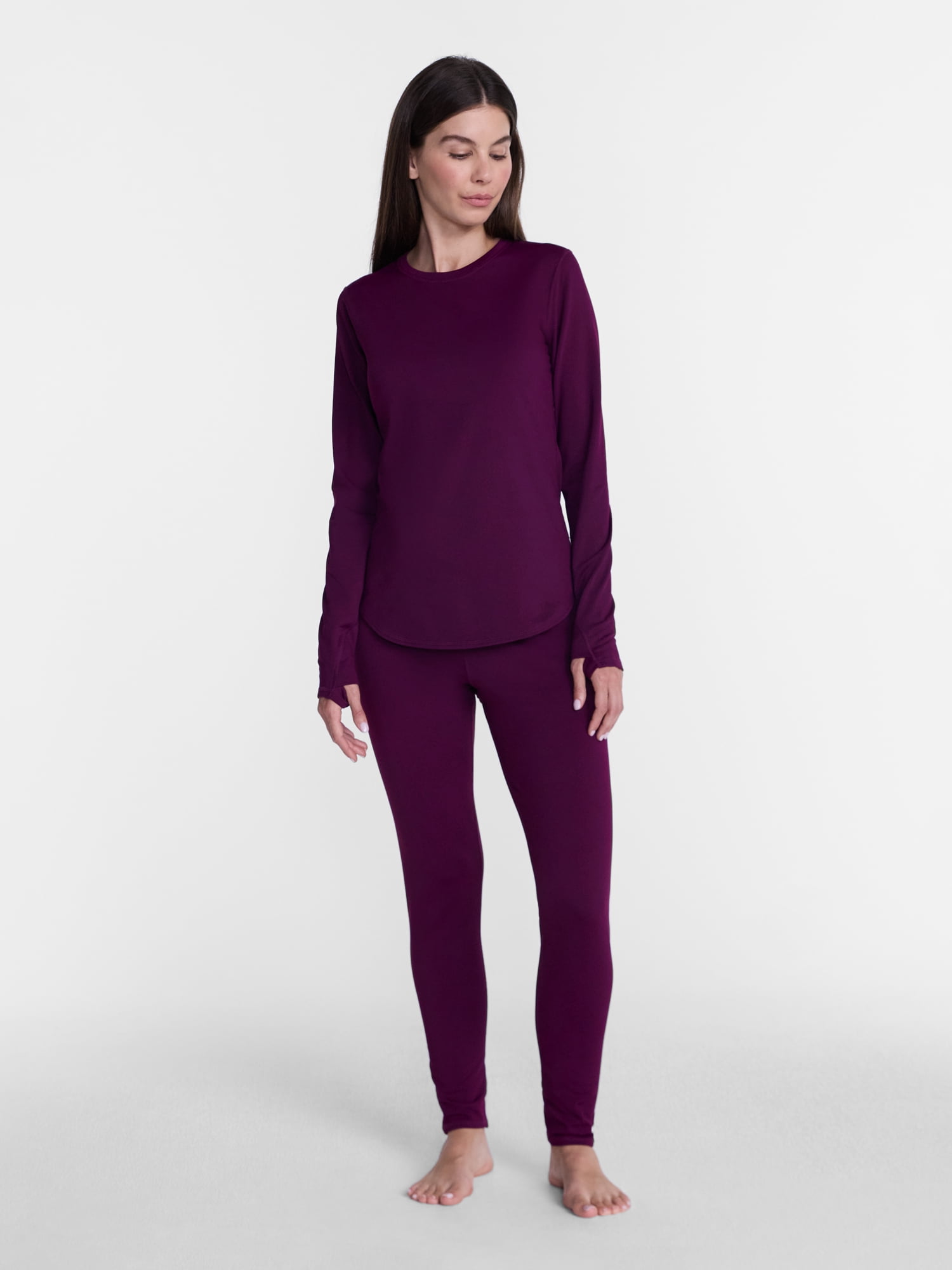 ClimateRight by Cuddl Duds Women's Super Warm Arctic Proof Base Layer Thermal High Rise Leggings, Sizes XS-4X