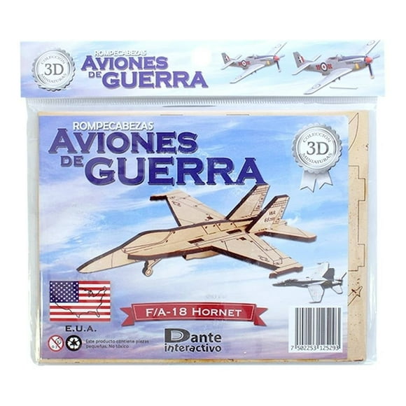 Rompecabezas Dante Interactivo aviones de guerra F/A-18 Hornet