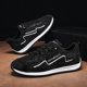 thumbnail image 3 of Zapatillas de deporte informales para hombre, zapatos cómodos de suela suave, para correr al aire libre, a la moda, Color sólido, primavera y otoño, 3 of 5