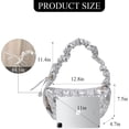 thumbnail image 3 of LinYooLi Puffer Tote Bag for Women, Lightweight Quilted Tote Bag Puffer Purse Cloud Pleated Shoulder Bag Handbag, 3 of 6
