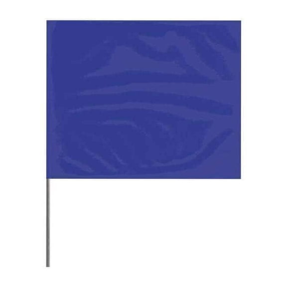 Presco Marking Flag,Blue,Blank,PVC,PK100 2315B-200