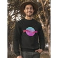 thumbnail image 2 of Vaporwave Reaching Hands Sweatshirt Men -Image by Shutterstock, Male 4X-Large, 2 of 4