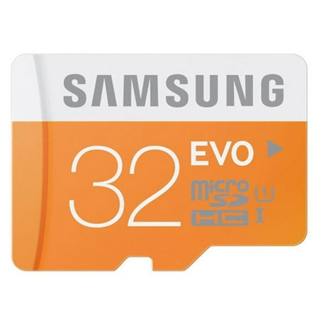 Samsung Evo 32GB Micro SDHC MicroSD Memory Card High Speed Class 10 L9V for Samsung Galaxy J3 J5 J7, Note 3 4 Edge, S5 S7 Edge S8 S8+, Tab 4 NOOK 10.1 (SM-T530) 7.0 (SM-T230) E NOOK 9.6 (Best Sd Card For Galaxy S7)