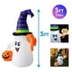 thumbnail image 2 of Fantasma inflable GOOSH de Halloween 5 pies con calabaza Decoración exterior, 2 of 3