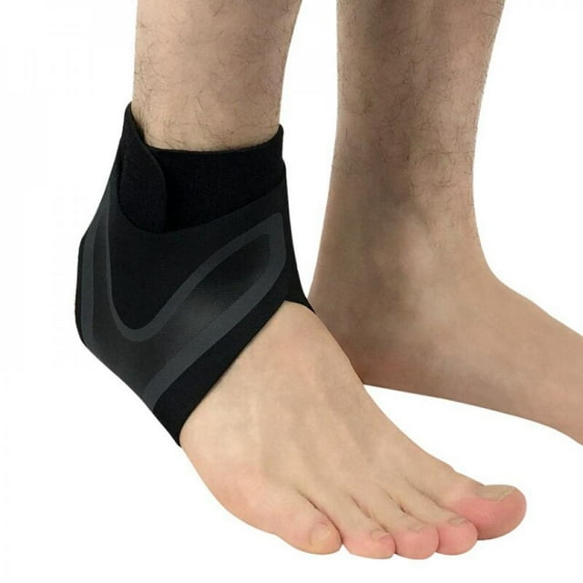 Adult Adjustable Compression Ankle Wrap Support Sprain Sports Injury Ankle Support Breathable Ankle Sleeve Single Pack