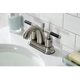 thumbnail image 2 of Kingston Brass FB5618CKL Kaiser 4 in. Centerset Bathroom Faucet with Pop-Up Drain, Brushed Nickel, 2 of 5