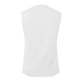 thumbnail image 3 of DuoJiaJ Women's Summer Solid Round Neck Sleeveless Loose T Shirt Women’s Plus Size Long Sleeve T-Shirts White, 3 of 4