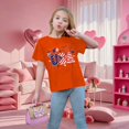 thumbnail image 5 of EnJoCho Boys Girls 4th of July Shirt Cotton Kid Red White and Blue USA American Flag Shirts Comfortable Patriotic Top Printed T-Shirt 4th of July Kids Star Print T-Shirt, 5 of 8