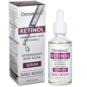 Dermatouch Retinol Face Serum Anti Aging Skin Care Formula with Hyaluronic Acid, 1.7 fl Oz