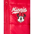 thumbnail image 2 of Disney Minnie Mouse Zip Up Winter Coat Puffer Jacket Toddler to Big Kid, 2 of 3
