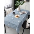 thumbnail image 6 of Ombre Table Cloth, Waterproof Tablecloth for Rectangle Tables, Farmhouse Stripes Modern Abstract Art Reusable Washable Fabric Table Cover for Restaurant Kitchen Dining Tables 60"x120", 6 of 9