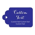 thumbnail image 1 of 100 PCS Personalized Paper Hang Tags Made Any Text Custom Tags Wedding Favor Gifts, 1 of 1