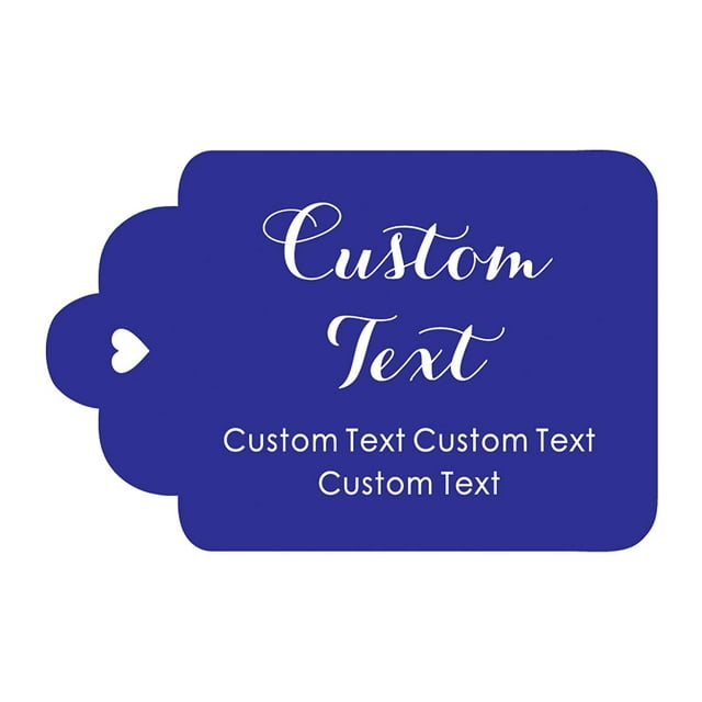 100 PCS Personalized Paper Hang Tags Made Any Text Custom Tags Wedding Favor Gifts