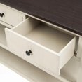 thumbnail image 3 of Solid Pine & MDF Console Table: 3 Drawers & 2 Shelves|Load-bearing, 3 of 11