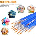 thumbnail image 5 of Paint Brushes for Acrylic Painting 20 Pack Round Art Paintbrushes Pointed Paint Brushes for Kids/Adults/Artist, Painting Brush Kit Acrylic Paint Brush for Watercolor Oil, Face, Nail, Canvas, Wood, 5 of 5