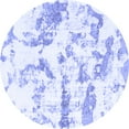 thumbnail image 1 of Ahgly Company Indoor Round Abstract Blue Modern Area Rugs, 8' Round, 1 of 4