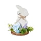thumbnail image 2 of Adornos de Pascua de Madera: Conejos, Huevos de Pascua, Estilo Floral, Decoración Bucólica para El Hogar, Decoración de Escritorio., 2 of 6