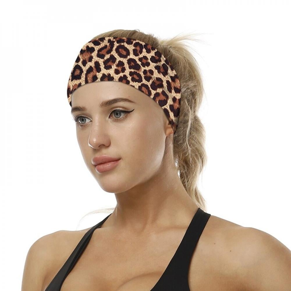 6Pcs Quick Dry Sweat Sweatband Headband Yoga Gym Breathable Stretch Hair Bands 