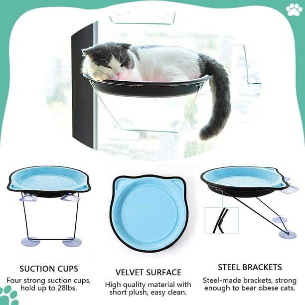 Traffer Cat Window Bed Cat Hammock Window Seat Space Saving