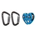 thumbnail image 1 of Cable Trolley Polea de Rápida + 2pcs Mosquetones Gancho, 1 of 9