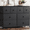 Black Gray, variant on GUNAITO 8 Drawer Dresser Chest of Drawers for Bedroom Fabric Drawer,Steel Frame and Wooden Top Black Grey
