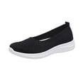 thumbnail image 2 of Willtoo Orthopedic Womens Knitted Flat Walking Shoes Comfortable Slip On Mesh Lightweight Sneakers Casual Soft Gym Non Slip Loafers, 2 of 5