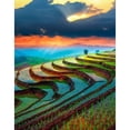 thumbnail image 1 of Diamond Painting (DE2255) 5D DIY Terraces Square Landscape Pictures (A048) 30x40cm Hugtrwg Para estrenar, 1 of 1