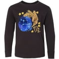 thumbnail image 3 of Inktastic Virgo Constellation Zodiac Sign Illustration Long Sleeve Youth T-Shirt, 3 of 5