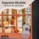 thumbnail image 2 of Ukelele Kala Waterman Sea Glass Soprano de 4 cuerdas con funda, 2 of 6
