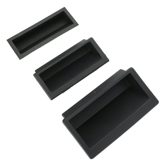Invisible Embedded Cabinet Handle Set Stylish Pulls 3PCS for Lasting Use