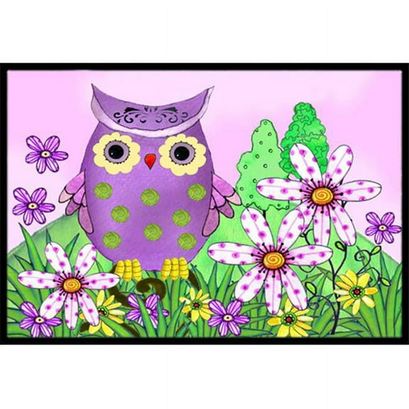 Who Is Your Friend Owl Indoor & Outdoor Mat, 24 x 36 in.