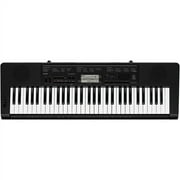 Casio CTK-3200 61-Key Touch Sensitive Personal Keyboard with Pitch Bend Wheel and Power Supply