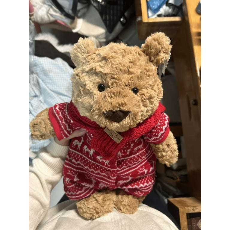 ぬいぐるみ  Bartholomew Bear WinterPyjamas Jellycat Bartholomew Bear Winter Pyjamas Stuffed Animal