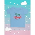 thumbnail image 3 of Buon Ferragosto Red Calligraphy T-Shirt Infant -Image by Shutterstock,  12 Months, 3 of 4