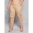thumbnail image 2 of Womens Plus Size Double Cargo Pocket Joggers, 2 of 3
