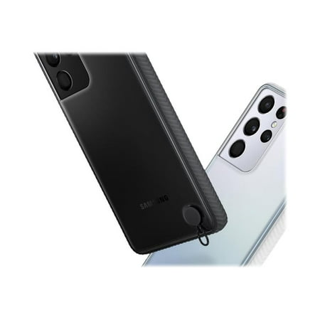 Samsung Clear Protective Cover EF-GG998 - Back cover for cell phone - black - for Galaxy S21 Ultra 5G