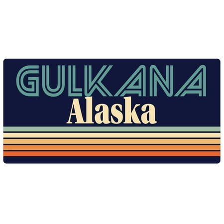 

Gulkana Alaska 5 x 2.5-Inch Fridge Magnet Retro Design