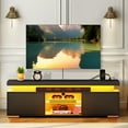 Free Shipping! DEXTRUS LED TV Stand with Power Outlets, Black, Fits Up ...