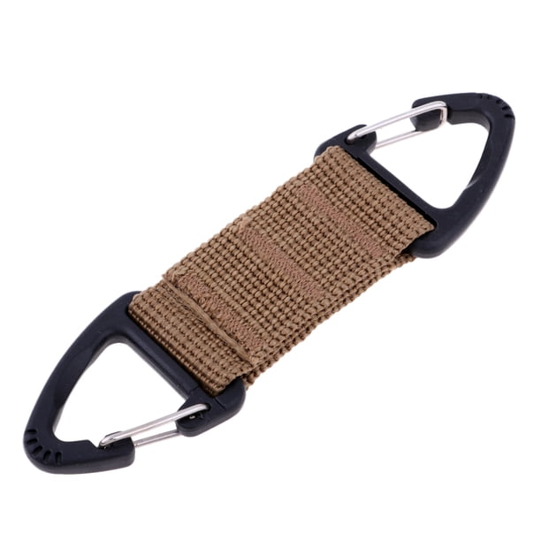 Clip Mosquetón Sunnimix Colgante eempzable de Colgar Hebilla de las correas de nylon