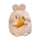 thumbnail image 4 of Peluche de juguete suave, regalo de inauguración de la casa, almohada para dormir abrazable, juguete de peluche lindo conejo rábano rosado, 4 of 9