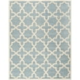 thumbnail image 2 of SAFAVIEH Chatham Giovanni Geometric Wool Area Rug, Blue/Ivory, 8'9" x 12', 2 of 8