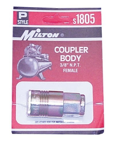 Milton S-1805 3/8 FNPT P Style Coupler Milton Industries S1805